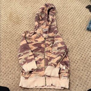 Juicy Couture Kids Camouflage Hoodie - Brown and Tan